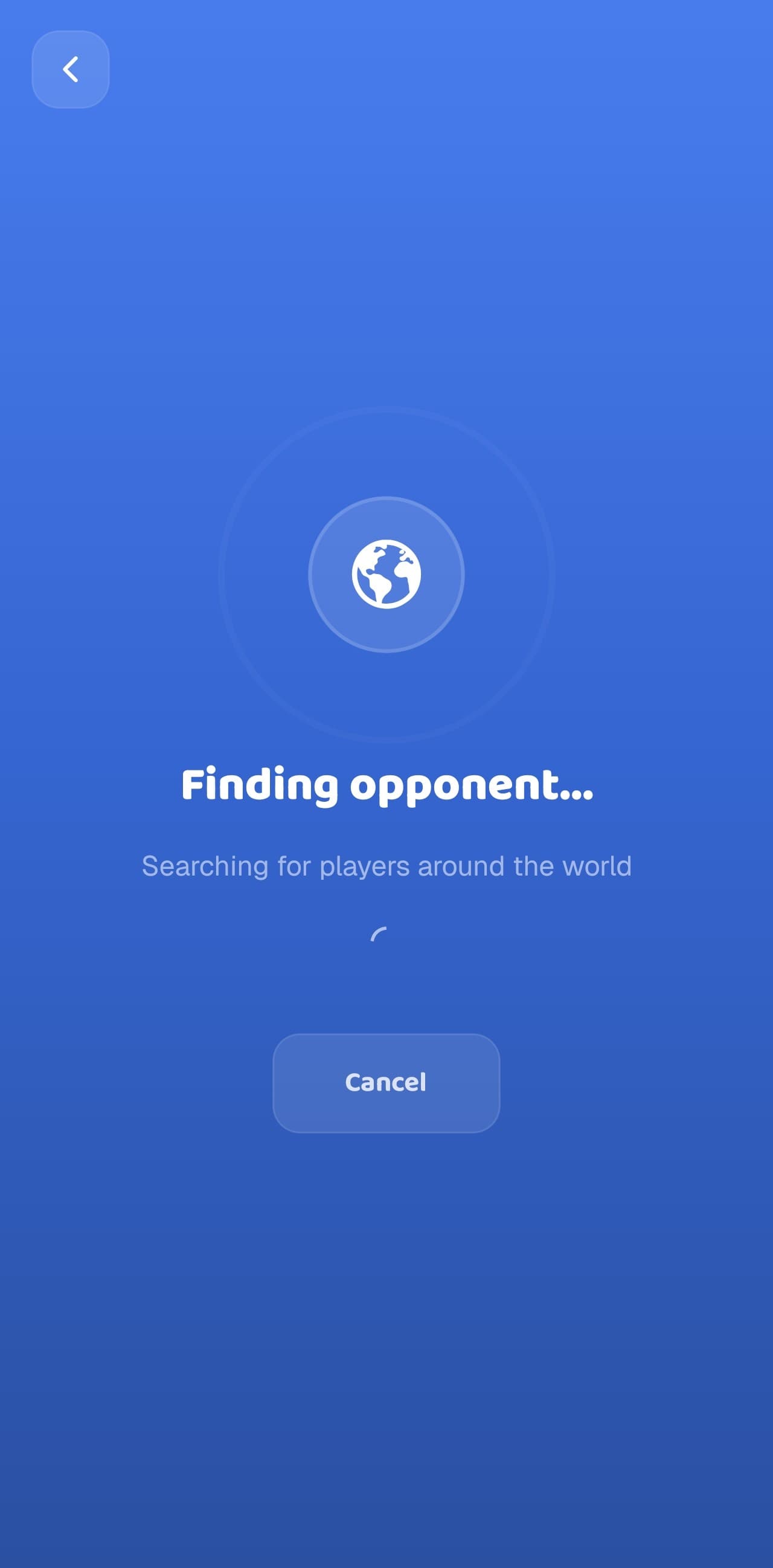 Finding an opponent